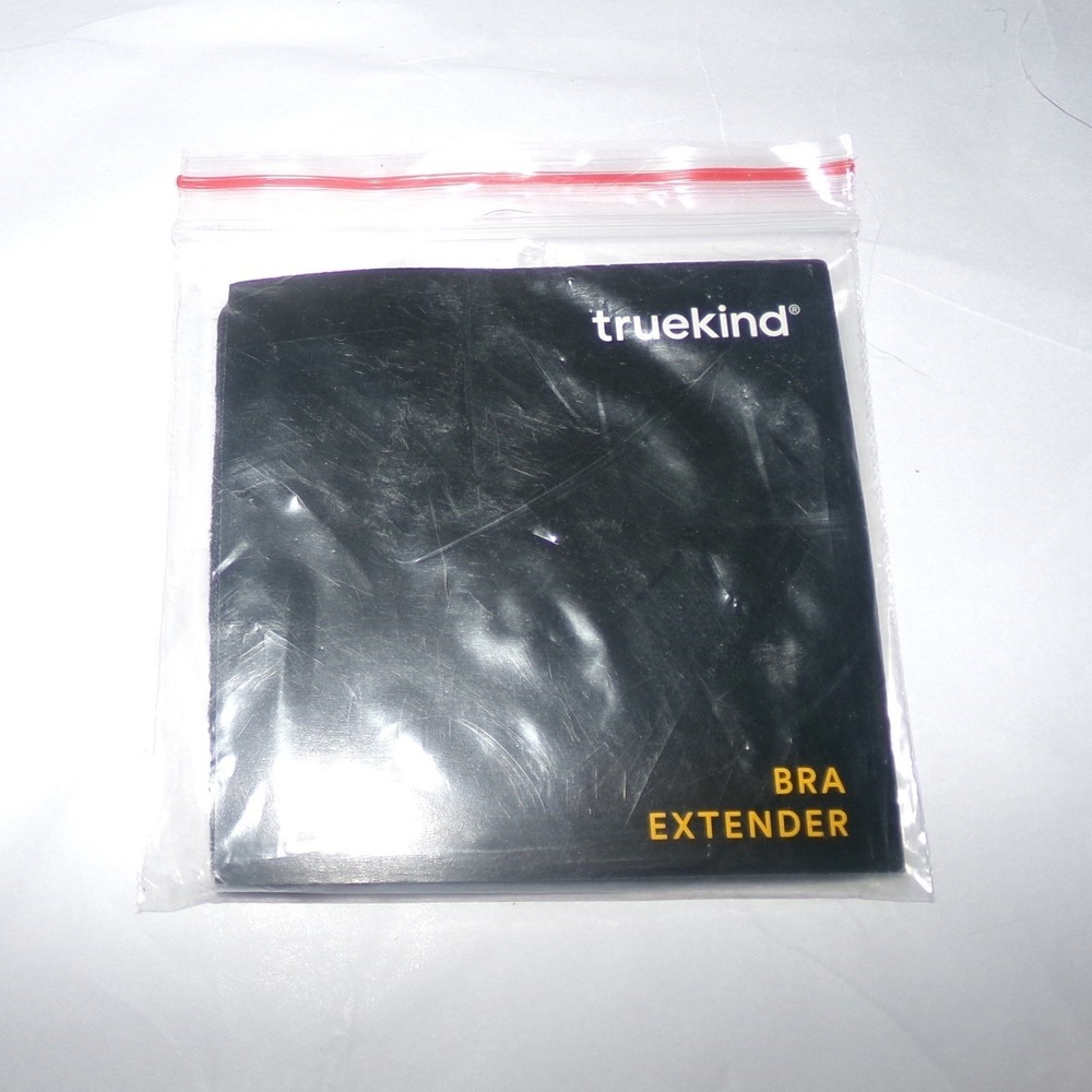 Truekind Bra Extender Black 4 Hook Eye Band Extension Accessory